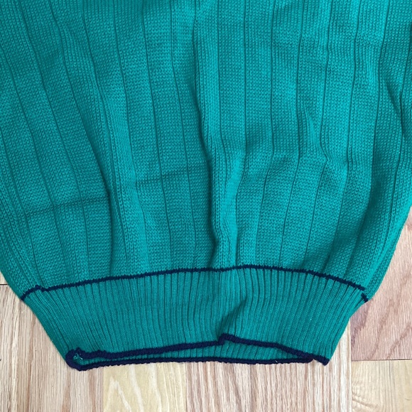 Quill’s Woollen Market Green V Neck Pullover, Size M, 100% Acrylic, NEW - Picture 4 of 7